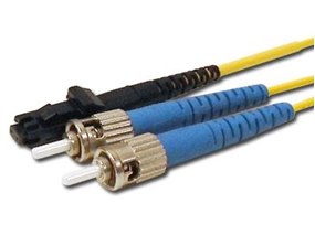 Picture of 5 m Singlemode Duplex Fiber Optic Patch Cable (9/125) - MTRJ to ST
