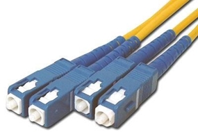 Picture of 1 m Singlemode Duplex Fiber Optic Patch Cable (9/125) - SC to SC