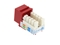 Picture of Red, 90 Degree, 110 UTP, Qty 50 - CAT6 Keystone Jack Speed Termination