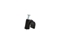 Picture of 8mm Black Round Nail Cable Clip - 100 Pack