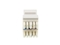 Picture of CAT6 SpeedTerm™ Keystone Jack 180 Degree 110 UTP - White