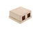 Picture of 2 Port Surface Mount Box - Ivory