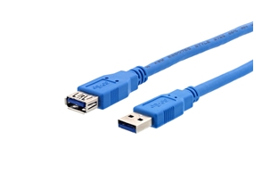 Picture of USB 5Gbps (USB 3.0) Cable A to A M/F - 3 FT