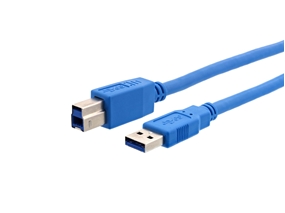 Picture of USB 5Gbps (USB 3.0) Cable A to B M/M - 3 FT