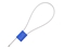 Picture of 12 Inch Blue Pull Tight Galvanized Steel Cable Seal with 1.8mm wire - 50 Pack