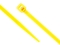 Picture of 6 Inch Yellow Miniature Cable Tie - 100 Pack