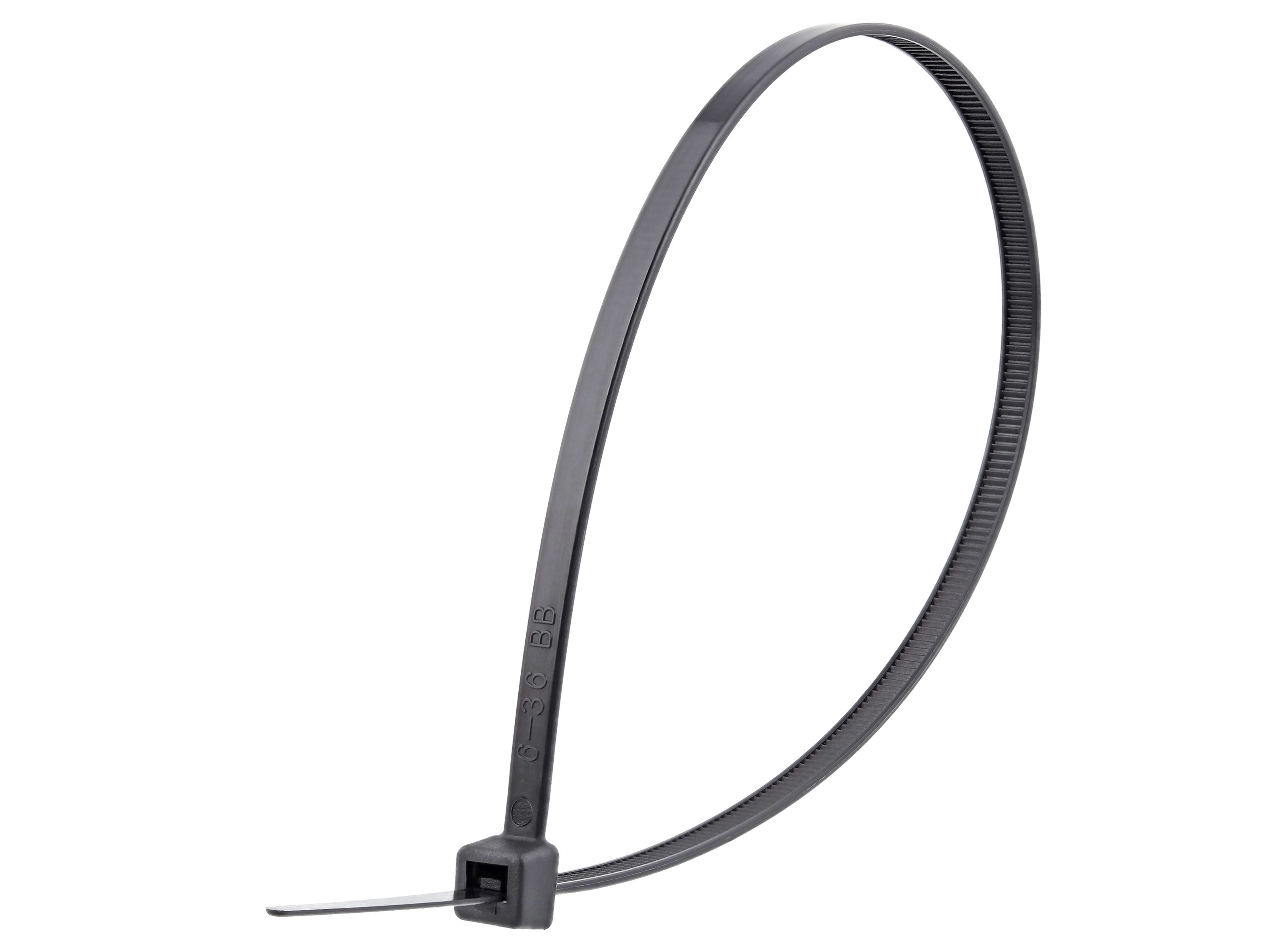 10 Inch Black Releasable Cable Tie - 100 Pack - Secure™ Cable Ties
