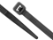 Picture of 15 Inch Black UV Standard Cable Tie - 100 Pack