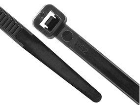 Picture of 21 Inch Black UV Cable Tie - 100 Pack