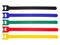 Picture of 8 Inch Multi-colored Hook and Loop Tie Wraps - 50 Pack